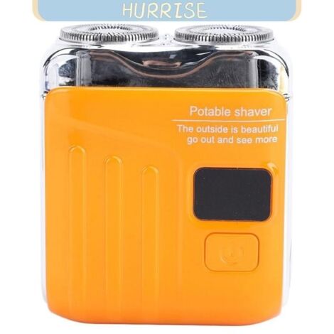 Rotary Beard Trimmer Rasoir électrique, Mini Rasoirs pour Hommes, Mini Tondeuse à Barbe Rotative electromenager maison