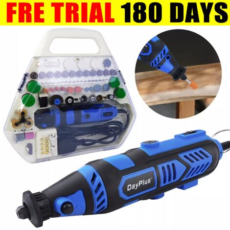 Rotary Multi Tool Grinder  252pc Accessory Set Storage Case Dremel Compatible