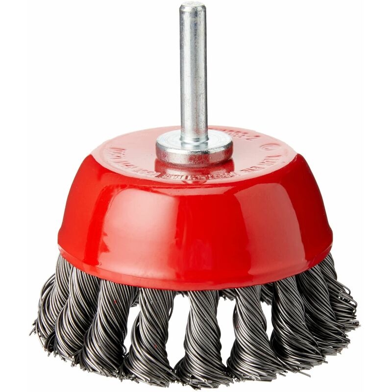 Silverline - Rotary Steel Twist-Knot Cup Brush 75mm 244983