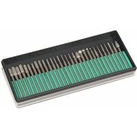 Rotary Tool Diamond Burr Set 30pce - 3.17mm Mandrel (722878)
