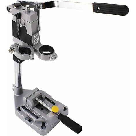 rotary Tool Drill Press Workstation Stand With Wrench Portable Mini Drill Press - Ideal Tool Holder For Drilling Perpendicular And Angled Holes -