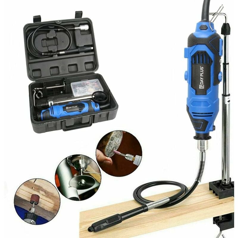 Briefness - Rotary Tool Kit 135W with 80 Accessories & Storage Case - Variable Speed 10000-32000rpm Engraving Tool Kit - Mini Electric Rotary Multi