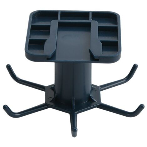 Rotatif à 360 ° Porte Ustensiles Cuisine,6 Crochets sous Armoire Support Ustensiles Cuisine,sans Percer Crochets de Rangement Organiseur Rack pour Salle de Cuisine/Bains