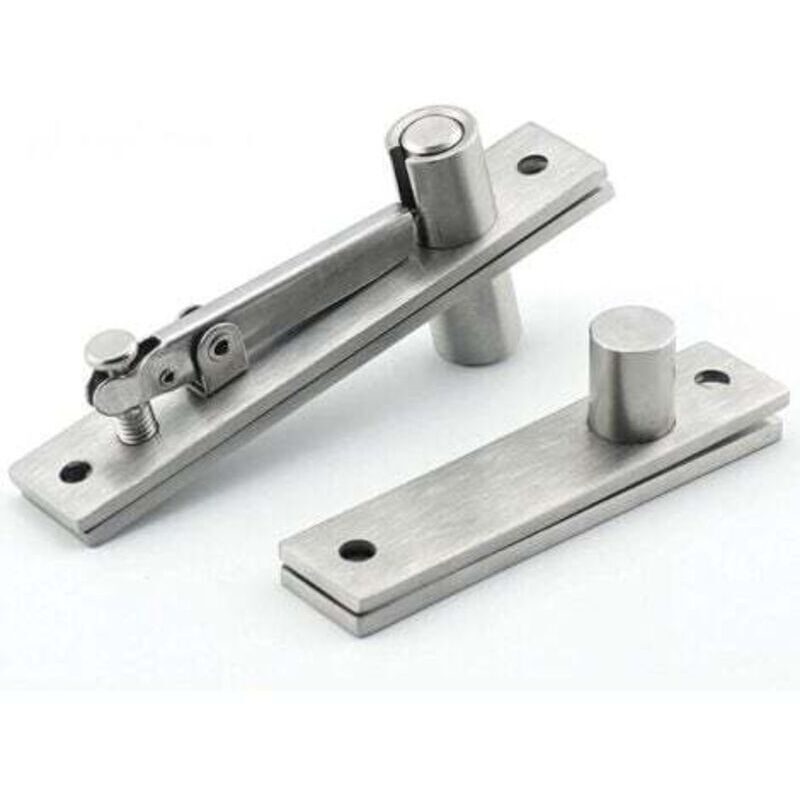 Rotating door hinge, stainless steel hinges, 360-degree adjustable concealed hinges, rotating hinge, pivot hinge for wooden cabinet doors and