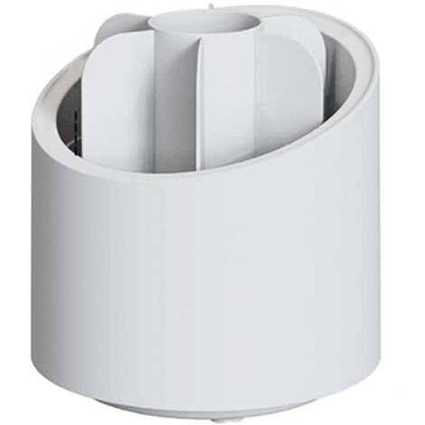 Rotating Makeup Organizer - Suitable for Storing Lipstick, Makeup Brushes, Bathroom, Dresser (6 White Compartments).