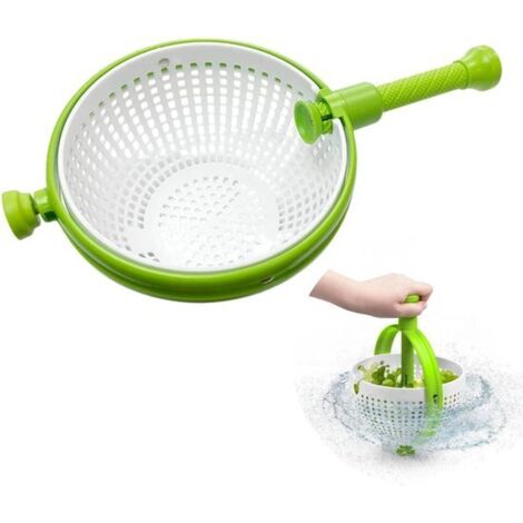 Rotating strainer basket - with retractable handle - suitable for vegetables, fruits, and pasta - easy to use