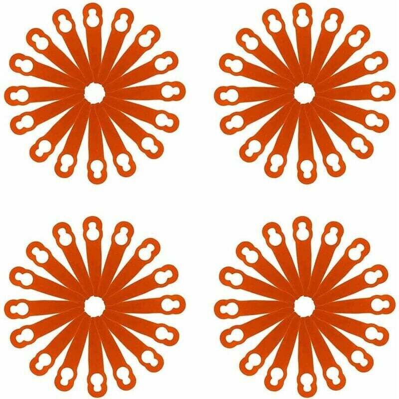 Rotationnel-120 pièces accessoires de lames en plastique de remplacement pour STIHL Polycut 2-2 FSA 45 tondeuse à gazon coupe-herbe