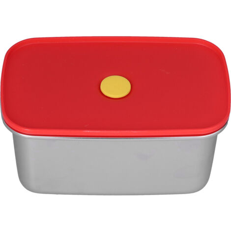 Rote Bento-Box 1300 ml – Leicht, auslaufsicher und einfach zu reinigen, ideal für die Mittagspause im Büro