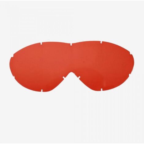 rote Einzelscheibe für Brillenmaske cross smith sonic moto quad