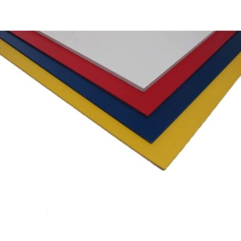 Rote expandierte PVC-Platte, E: 5 mm, L: 50 cm, L: 100 cm
