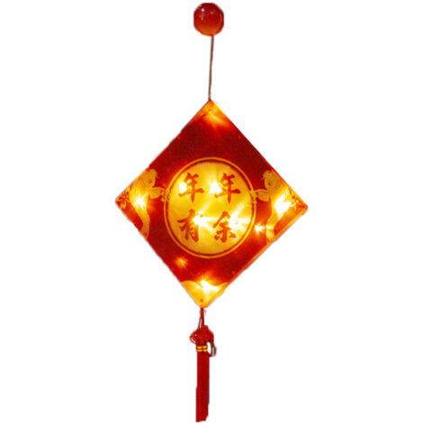 Rote LED-Laterne zur Dekoration des chinesischen Neujahrsfestes (Frühlingsfest) – zum Aufhängen im Schlafzimmer