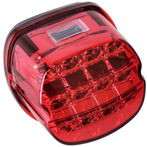 Rote LED-Rückleuchten hinten, Motorrad-Rücklichter, Bremslauf, für Touring Dyna Road King Glide Stree