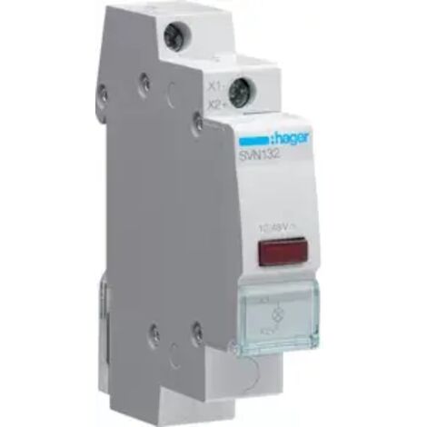 Rote modulare Lampe 12-48V AC SVN132