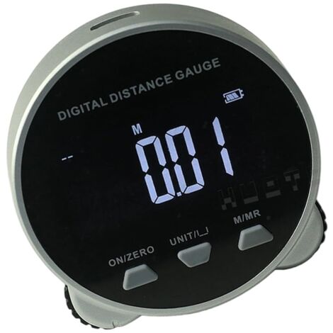 Rotella di misurazione digitale multifunzionale con schermo LCD - Strumento di misurazione della distanza ad alta precisione per uso interno ed esterno - Calibri digitali in ABS + PP