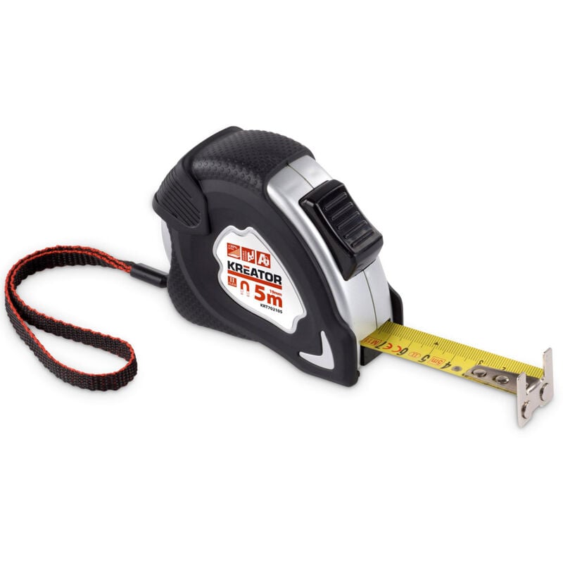 Metro magnetico nastro alluminio Kreator 5m