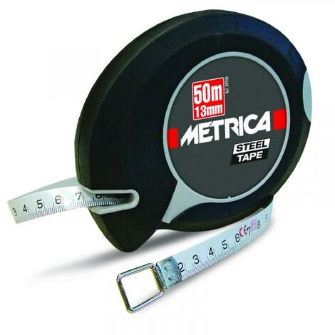 ROTELLA METRICA A NASTRO IN NYLON CON ANELLO IN METALLO DA 30MTx13mm