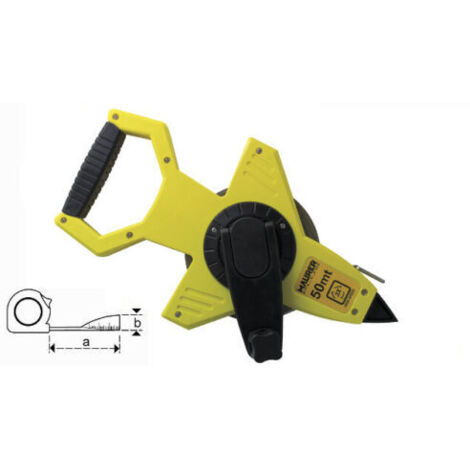 ROTELLA METRICA MAURER PLUS 50MT "SURVEY" ACCIAIO - CF. SCATOLA