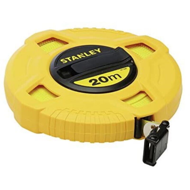 Stanley - Rotella metrica nastro in fibra di vetro largh 12,7 mm varie lunghezze lunghezza: 20 mt