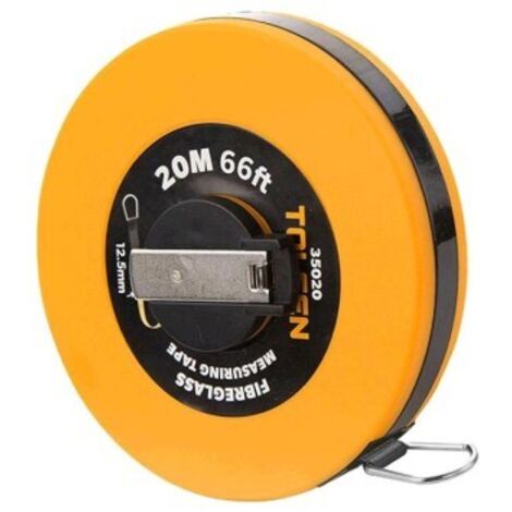 ROTELLA METRICA POLLICI 20MT-66FT X 12.5MM  TOLSEN