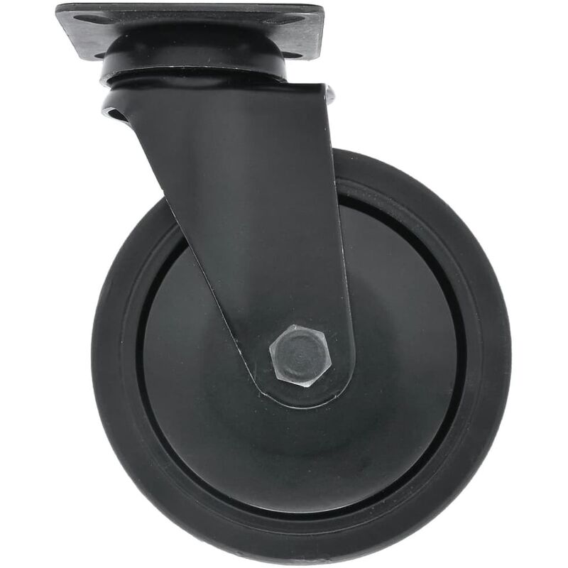 Rotelle Girevoli 100 mm 4 pz Nere Mac Lean