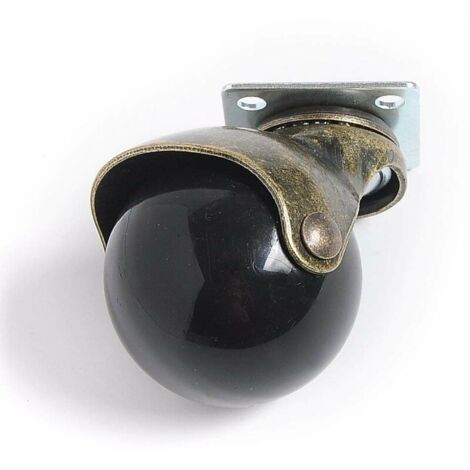 rotelle per mobili con cuscinetti a sfera in bronzo, diametro 40 mm
