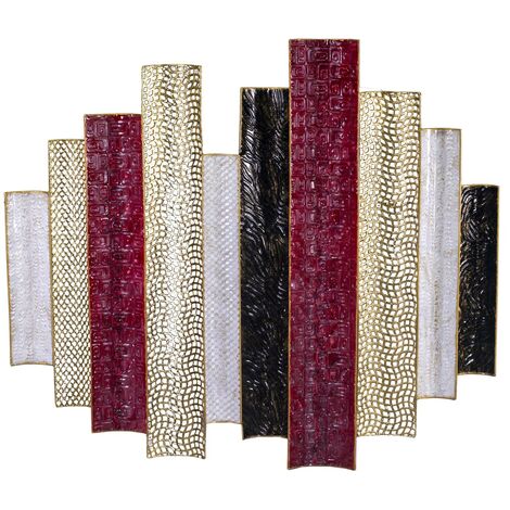 Roter Metallrahmen cm89,5x79,4h5,1