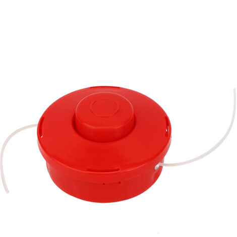 Roter Nylon-Schneidkopf für Rasenmäher, langlebiges Ersatzteil für die Gartenpflege.