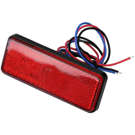 Rotes LED-Bremslicht für Motorrad, Roller, Moped