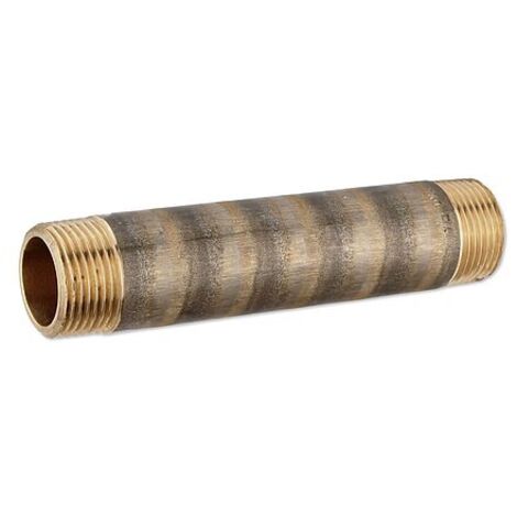 Rotguss Gewindefitting-Langnippel 1'' x 150 mm