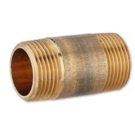 Rotguss Gewindefitting-Langnippel 1'' x 60 mm