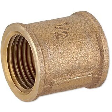 Rotguss Gewindefitting-Muffe 1/2'' IG x 1/2'' IG