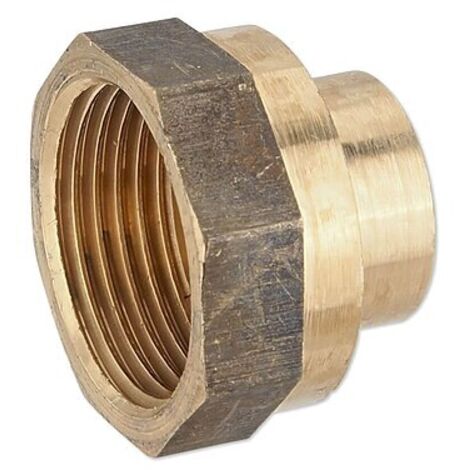 Rotguss Gewindefitting-Reduktionsmuffe 1'' IG x 1/2'' IG