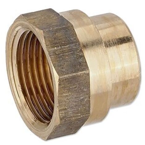 Rotguss Gewindefitting-Reduktionsmuffe 3/4'' IG x 1/2'' IG