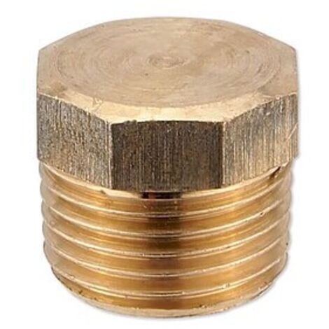 Rotguss Gewindefitting-Stopfen 1/2'' AG