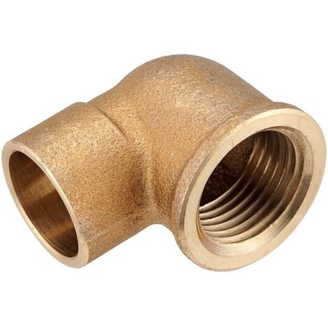 Rotguss-Löt-Winkel 90° - 22 mm - 3/4'' IG - mit DVGW-Zulassung