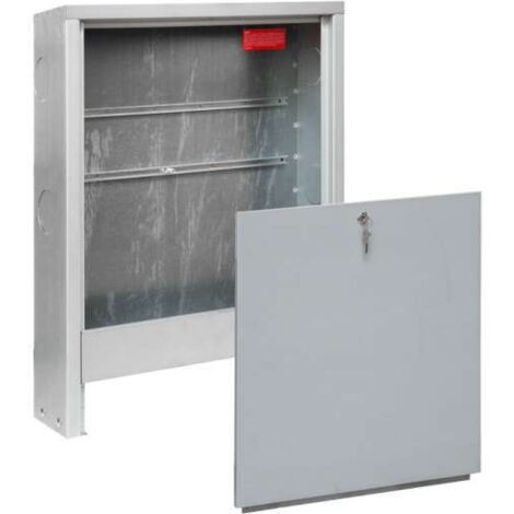 Roth Verteilerschrank verzinkt Größe 0 Aufputz 560mm B, 705-760mm H, 140mm T 1135000248