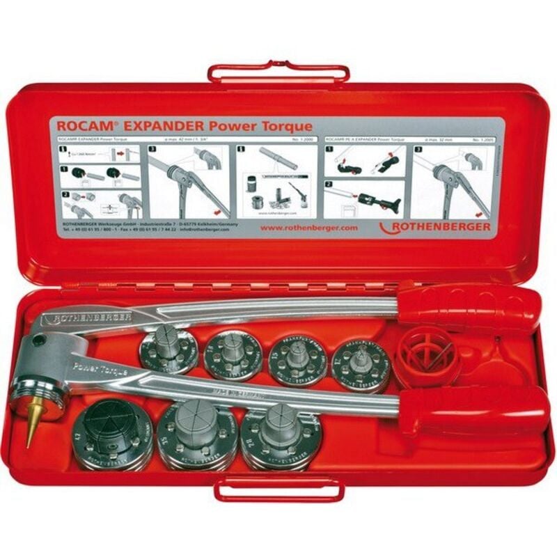 Rothenberger - Jeu d'élargisseurs rocam® Power Torque, Quantité : 6 pièces