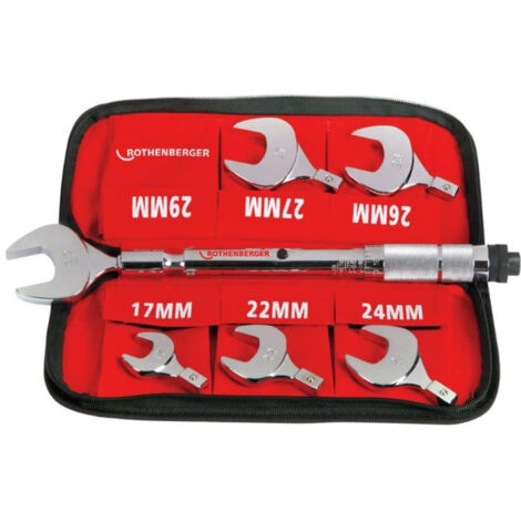 BANYO ensemble de clés de fourche de couple 17-29mm - ROTHENBERGER 175001