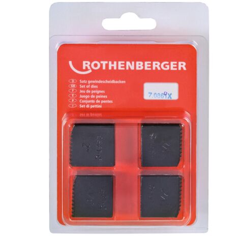 ROTHENBERGER 4x SC Schneidbacken BSPT R 1.1/2&quot - 070869X