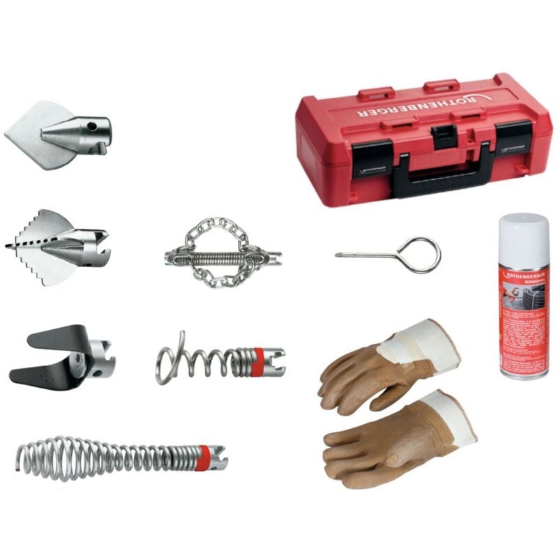 Rothenberger - Jeu d'outils l , 16mm, 10 pièces - 72936