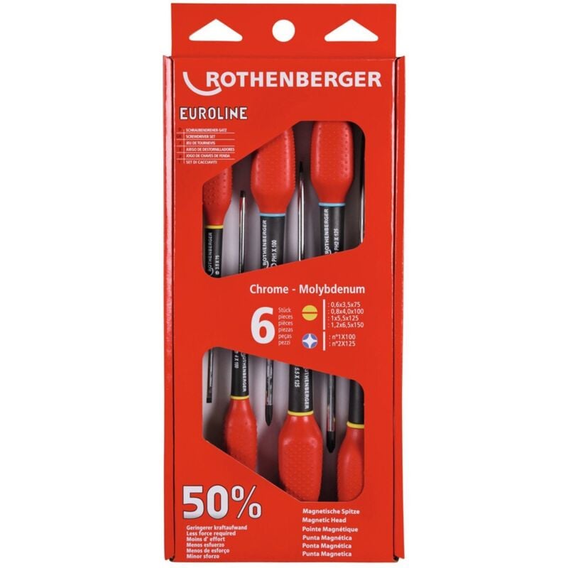 Rothenberger - euroline Jeu de tournevis - 73570