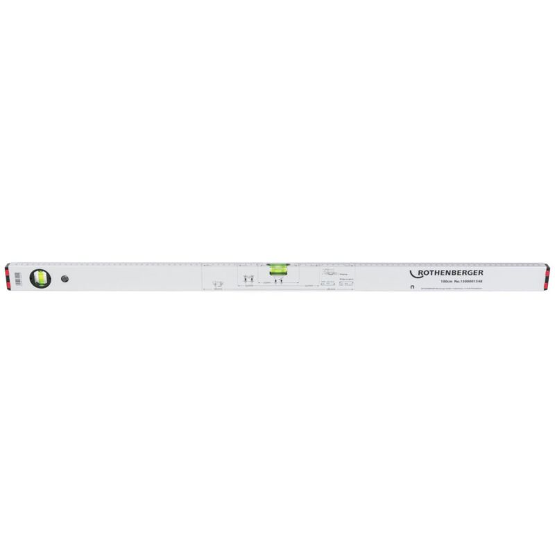 Image of Rothenberger - Alu-Wasserwaage, 1000mm, mit Magneten - 1500001548
