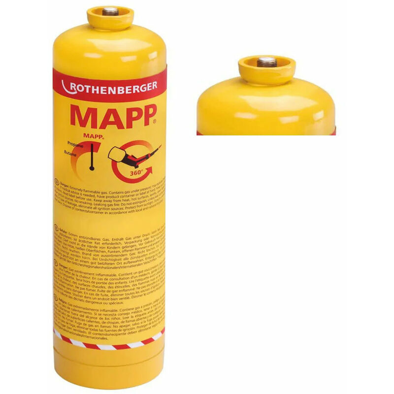Image of Rothenberger - Bombola Mapp Gas Bombola 788 Ml Tipo Nuovo