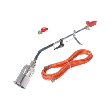 Rothenberger – Désherbeur thermique gaz RoMaxi Premium – Flamme réglable jusqu'à 1060 °C – Allumage piézoélectrique – Pour patios et allées pavées