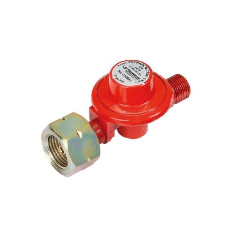 Rothenberger – Détendeur propane 4 bars – Certifié DVGW – Compatible bouteilles 13/35 kg – Sortie flexible 3/8'' gauche – Pour désherbage thermique