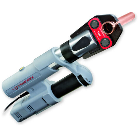 Rothenberger elektrohydraulische Fitting - Pressmaschine ROMAX AC ECO mit Pressbacken-Set U 16-20-26 mm