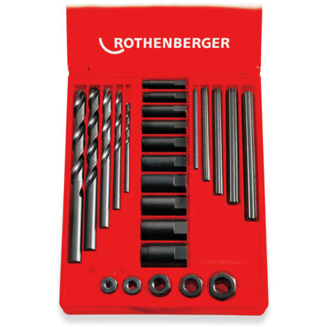 ROTHENBERGER Gewinde-Ausdreh-Set, Gr.2, M5-M16, 25-teilig - 71311