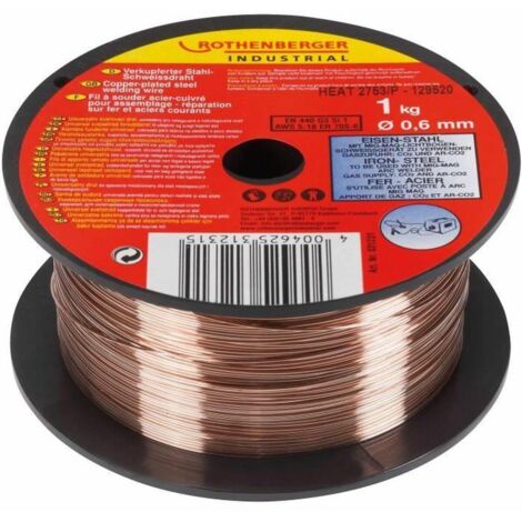 ROTHENBERGER Industrial Fil de soudage sous gaz de protection 0,6 mm / 1 kg - 31231