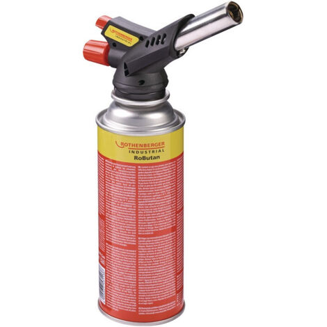 ROTHENBERGER Industrial Gas Brenner RS 220 inkl. 1x RoButan Gaskartusche 220 g / 393 ml - 1000004120