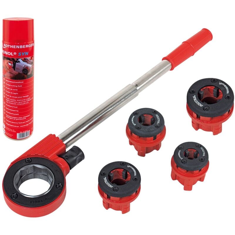 SuperCut Premium Jeu de cupules de filetage avec ronol syn 600 ml en coffret - 1000004701 - Rothenberger Industrial